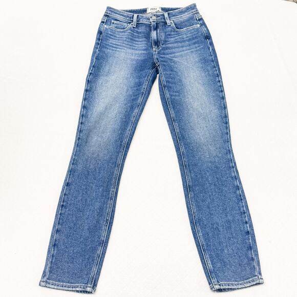 Paige Hoxton Ankle Medium Wash Denim Jeans Size 26 - Picture 2 of 10